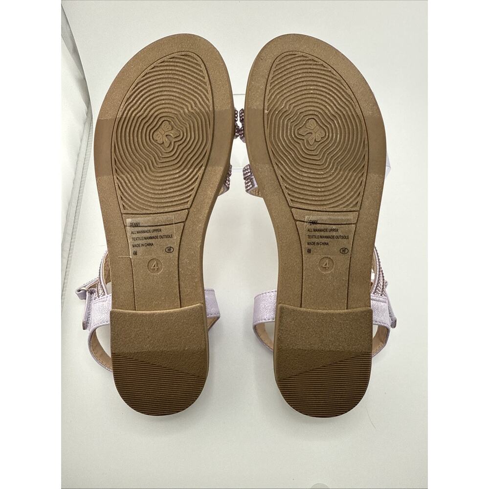 Jellypop Girls Size 4 Penny style - Light Purple Crystal Strappy Sandals NWOT - Picture 7 of 7